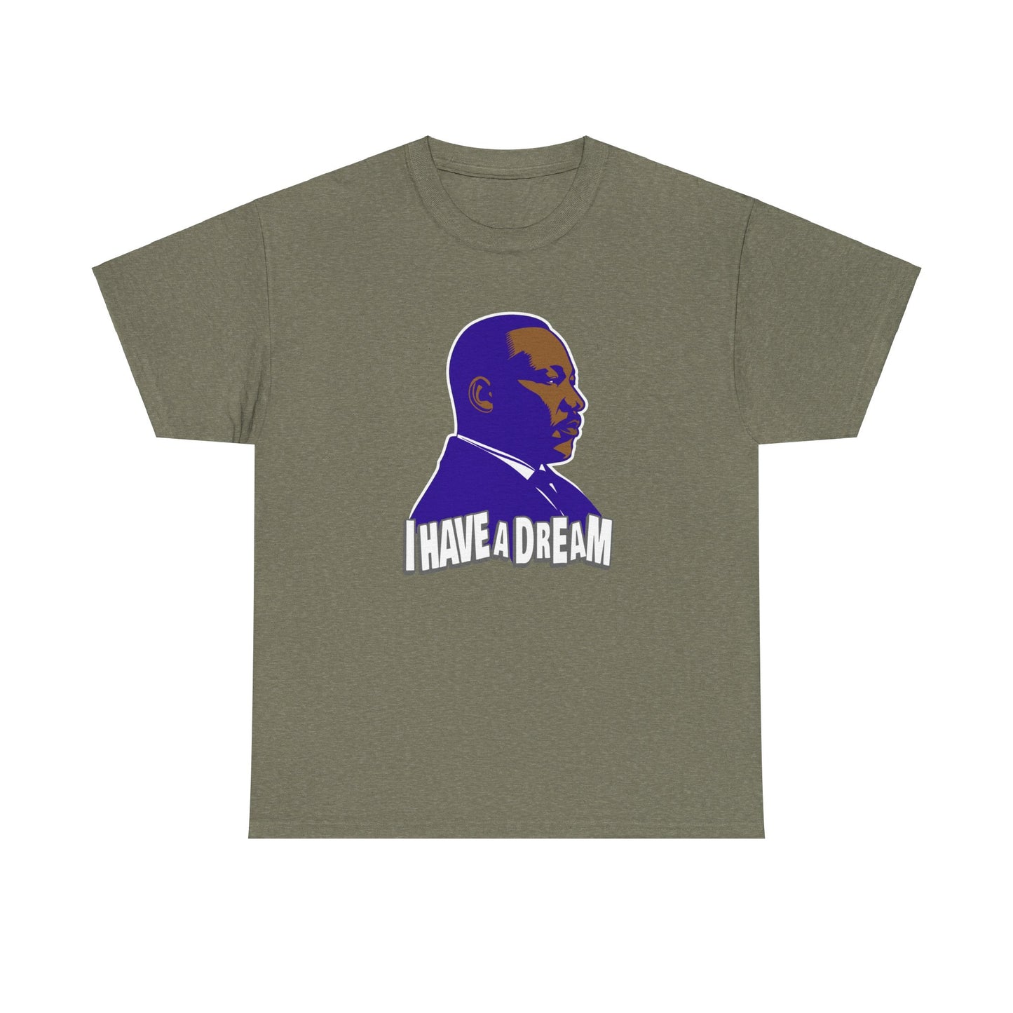 MLK Dream Tee Shirt, Unisex Cotton Tee, Seasonal Graphic Tee, Civil Rights Activist Shirt, Martin Luther King Jr Tee