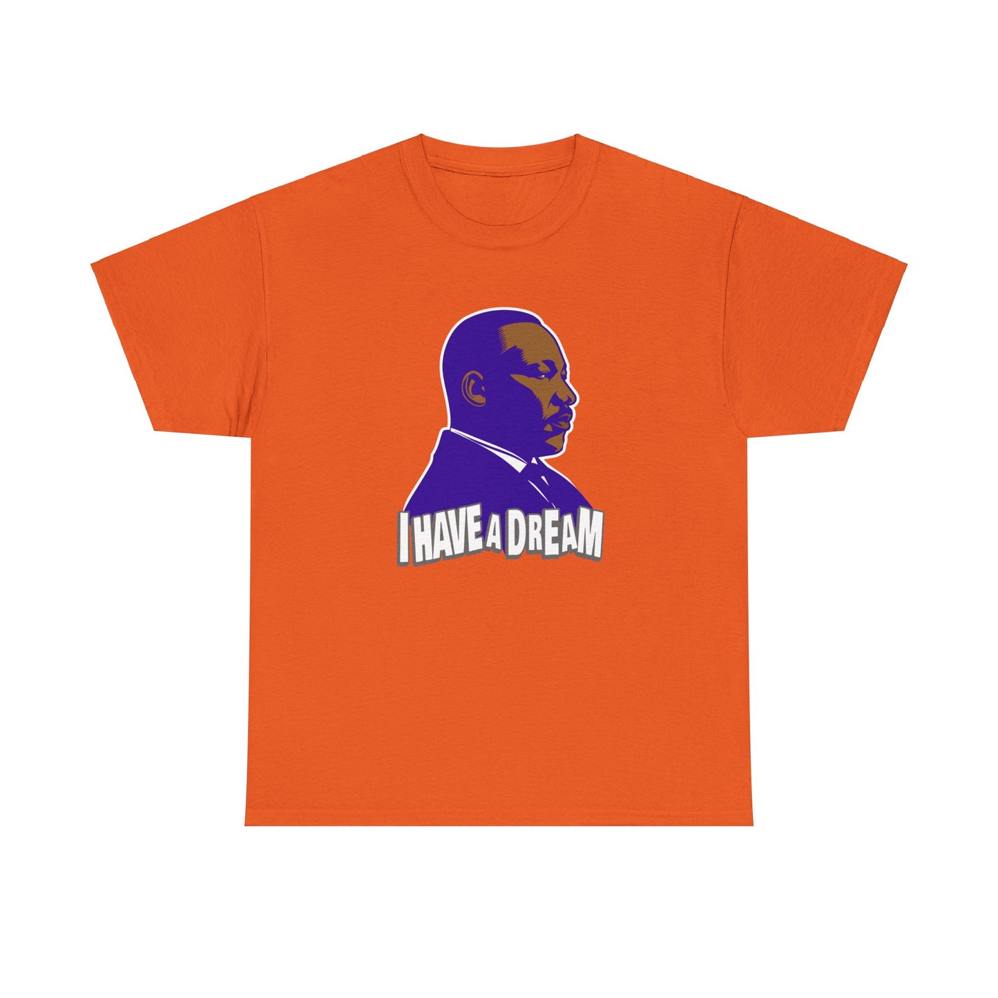 MLK Dream Tee Shirt, Unisex Cotton Tee, Seasonal Graphic Tee, Civil Rights Activist Shirt, Martin Luther King Jr Tee