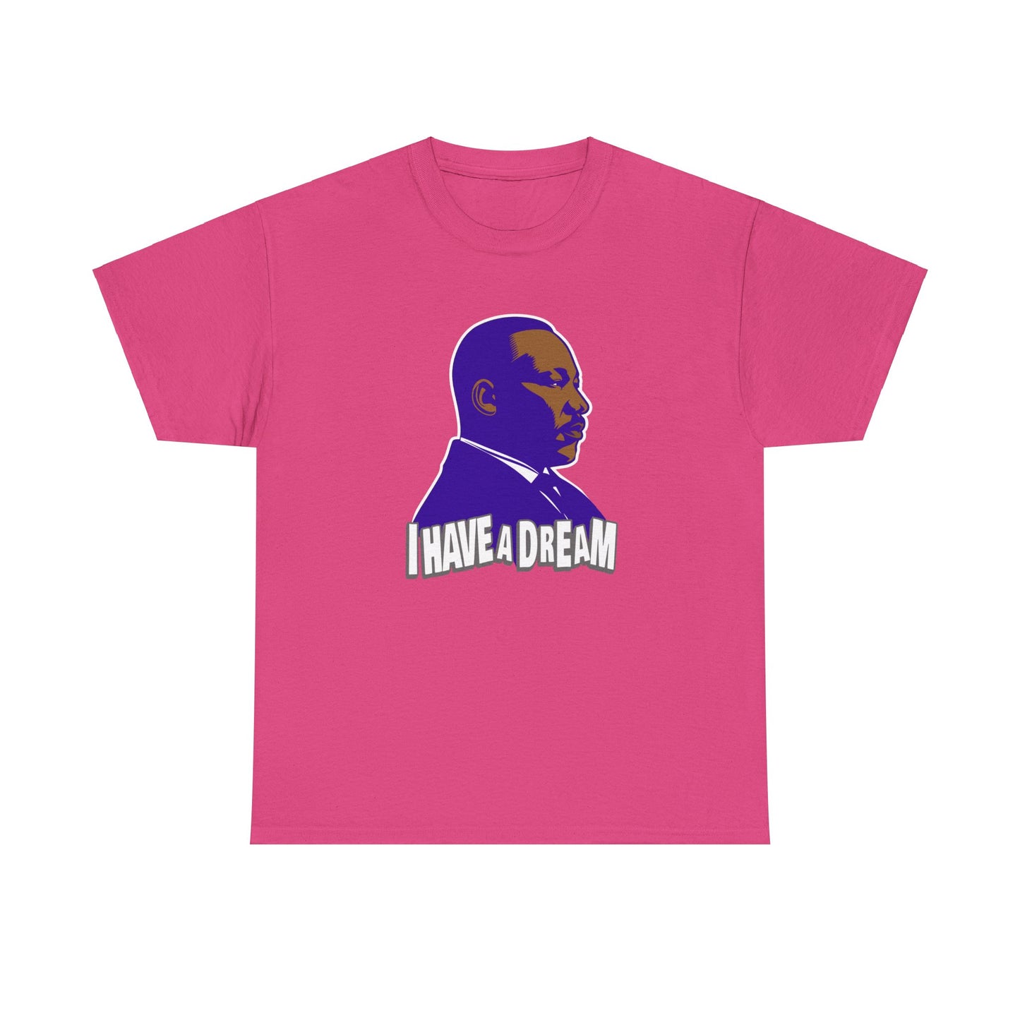 MLK Dream Tee Shirt, Unisex Cotton Tee, Seasonal Graphic Tee, Civil Rights Activist Shirt, Martin Luther King Jr Tee