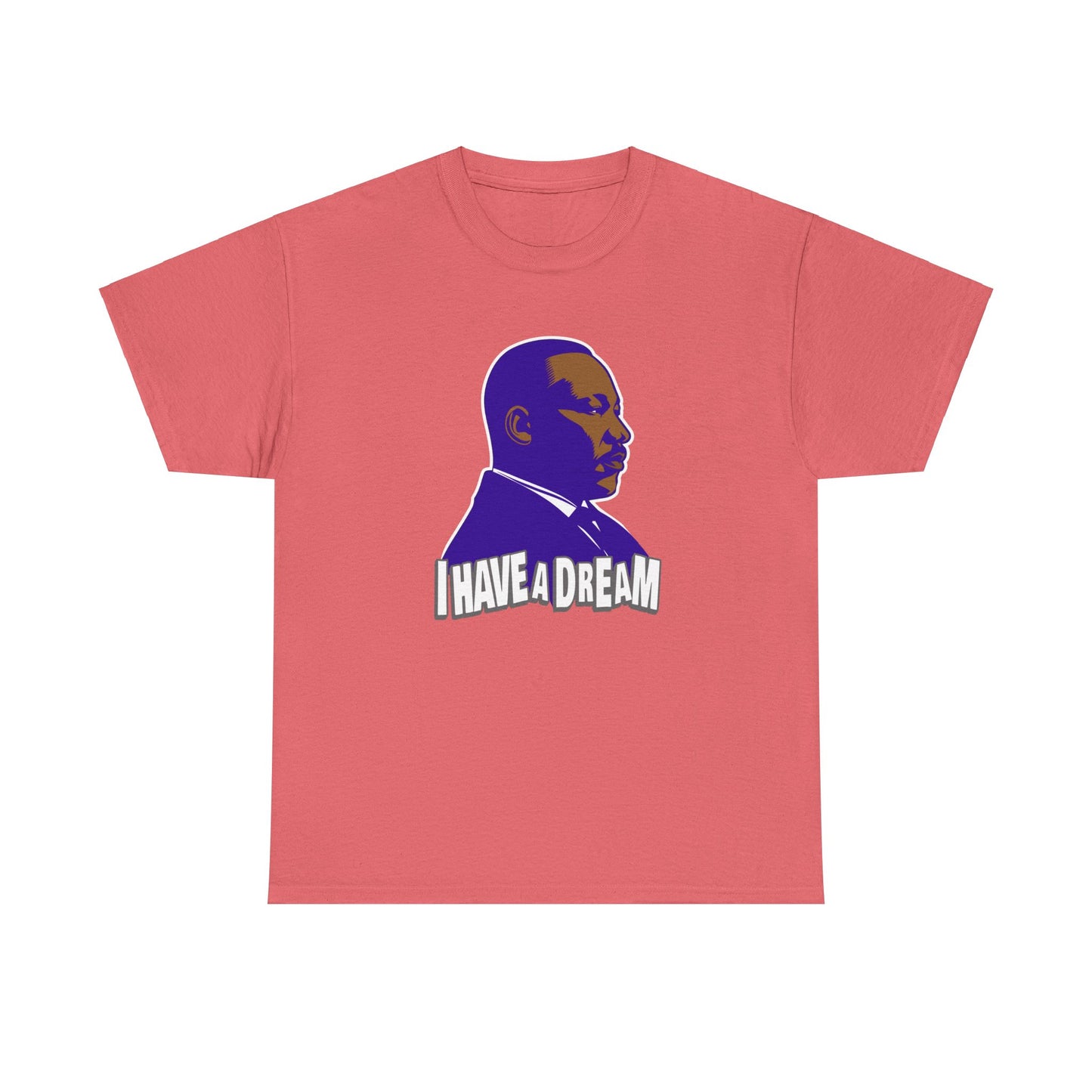 MLK Dream Tee Shirt, Unisex Cotton Tee, Seasonal Graphic Tee, Civil Rights Activist Shirt, Martin Luther King Jr Tee