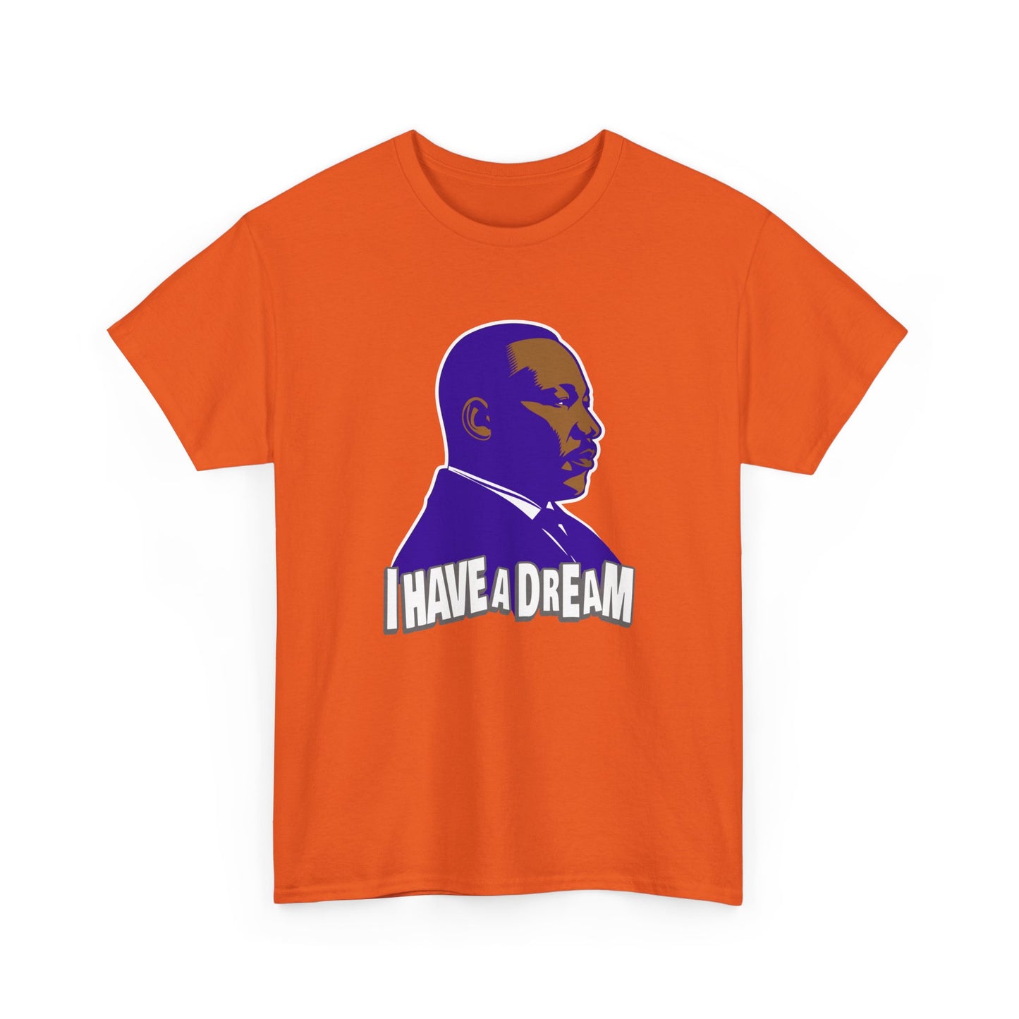 MLK Dream Tee Shirt, Unisex Cotton Tee, Seasonal Graphic Tee, Civil Rights Activist Shirt, Martin Luther King Jr Tee