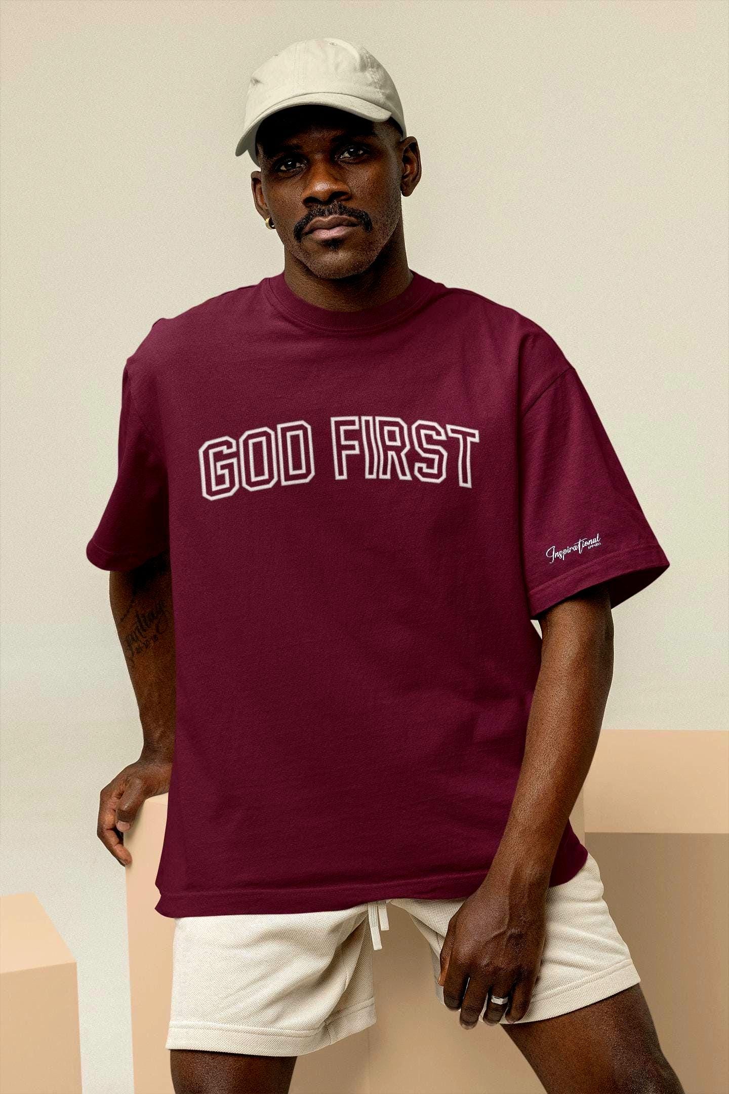 God First T-Shirt for All - Perfect Gift for Him & Her, Faith-Based Apparel