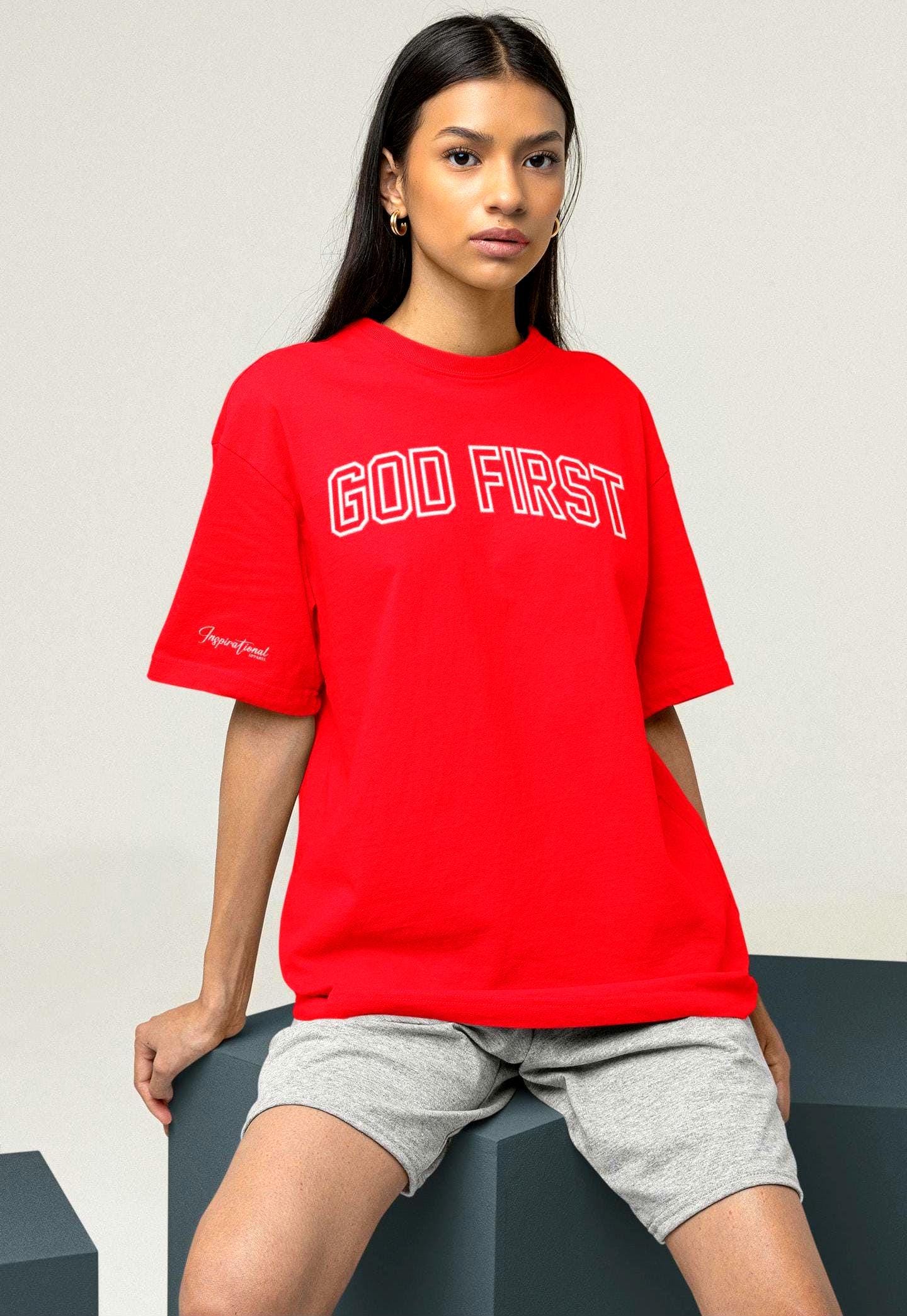 God First T-Shirt for All - Perfect Gift for Him & Her, Faith-Based Apparel