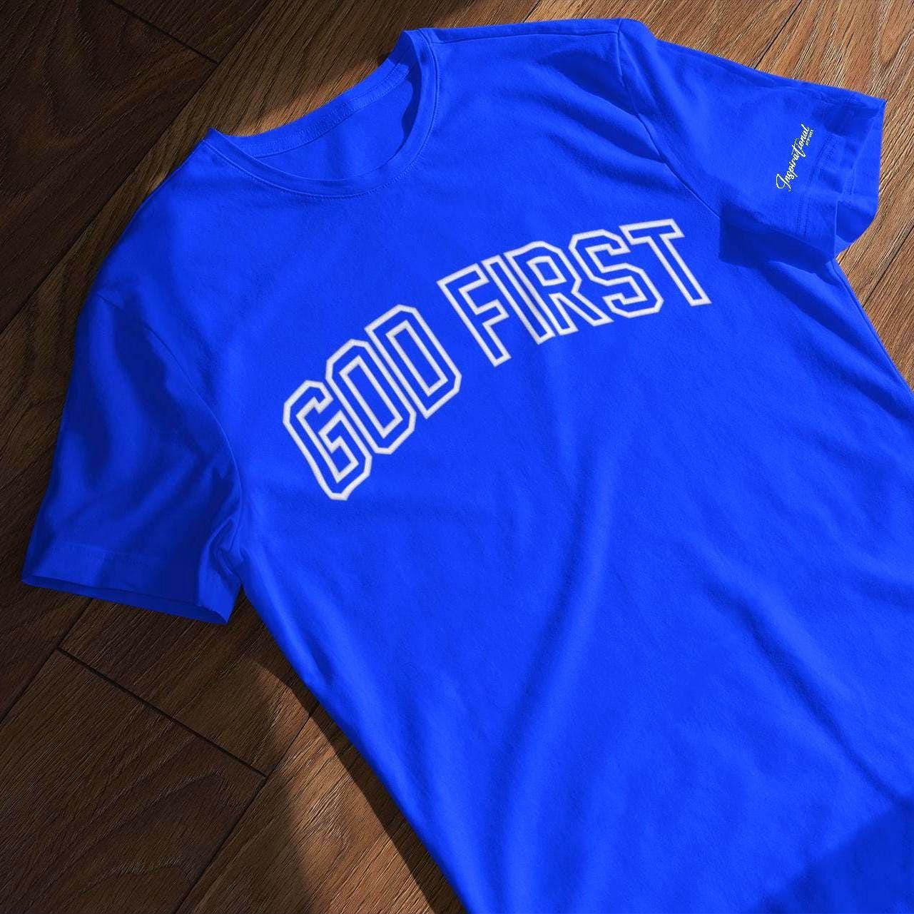 God First T-Shirt for All - Perfect Gift for Him & Her, Faith-Based Apparel