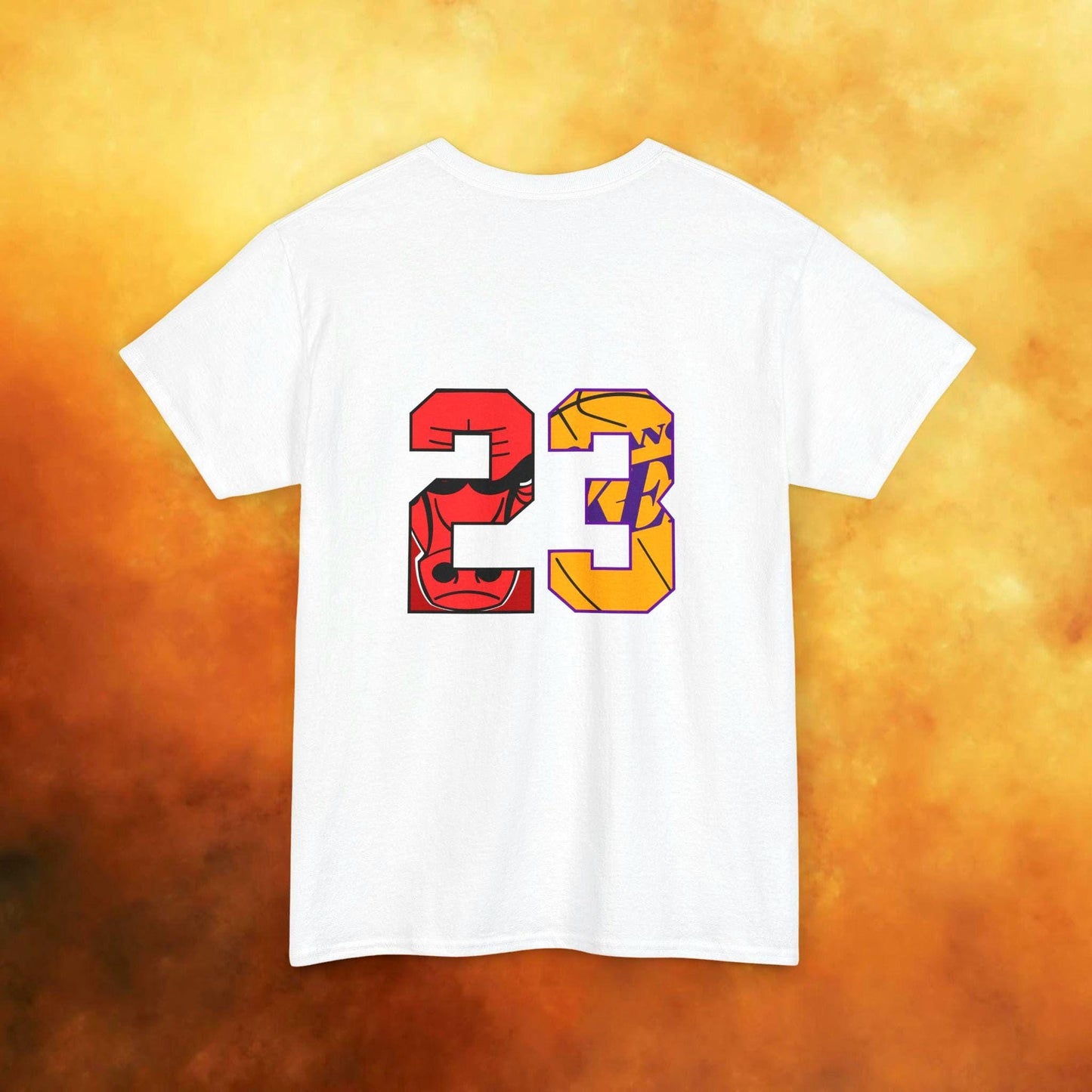 Athlete fashion Fan gear, Basketball Legends Tee: Featuring MJ and Lebron James