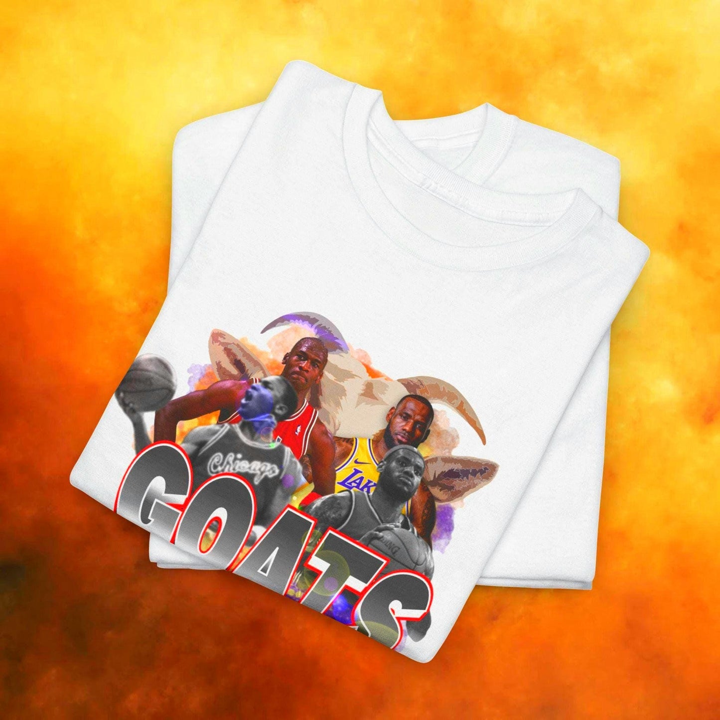 Athlete fashion Fan gear, Basketball Legends Tee: Featuring MJ and Lebron James