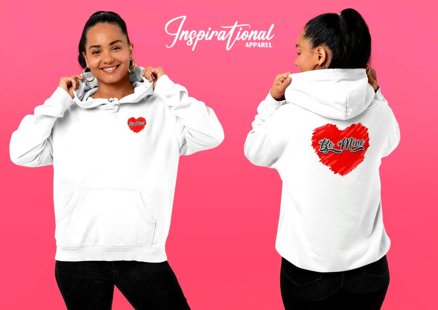 Valentines Day Be Mine Hoodie,Love Gift, Couples Outfit, Heart Hoodie, Valentine Apparel